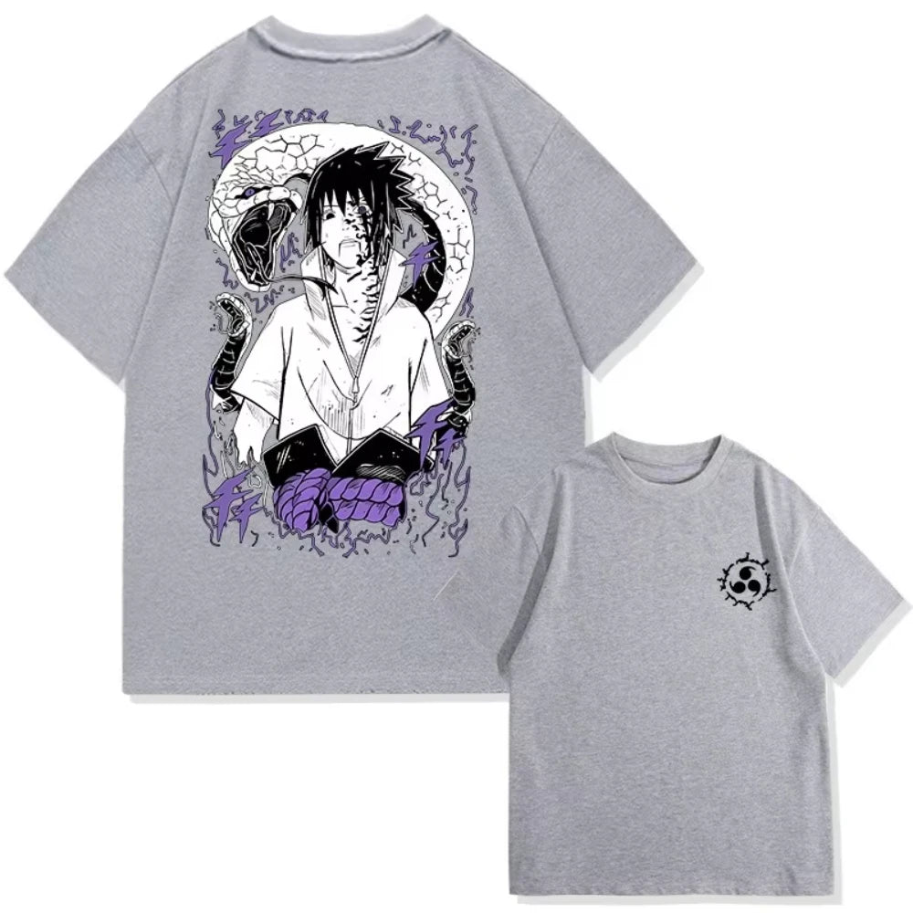 Naruto Sasuke Curse Mark T-Shirt - Anime Streetwear