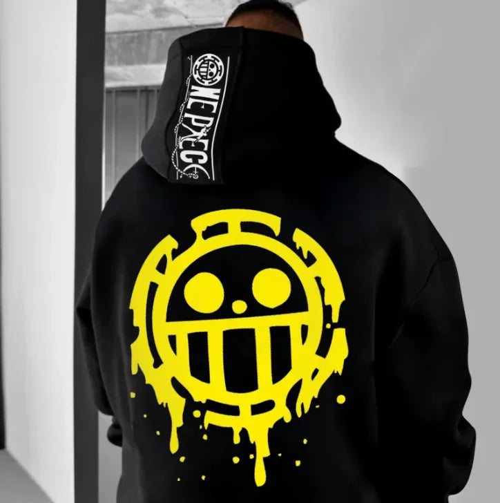 One Piece Anime Hoodie - Loose Oversized Streetwear