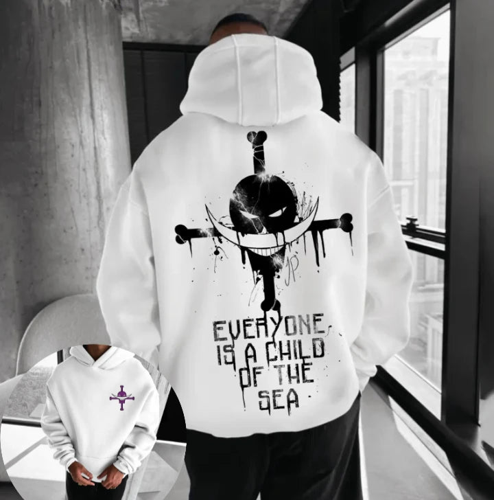 One Piece Anime Hoodie - Loose Oversized Streetwear