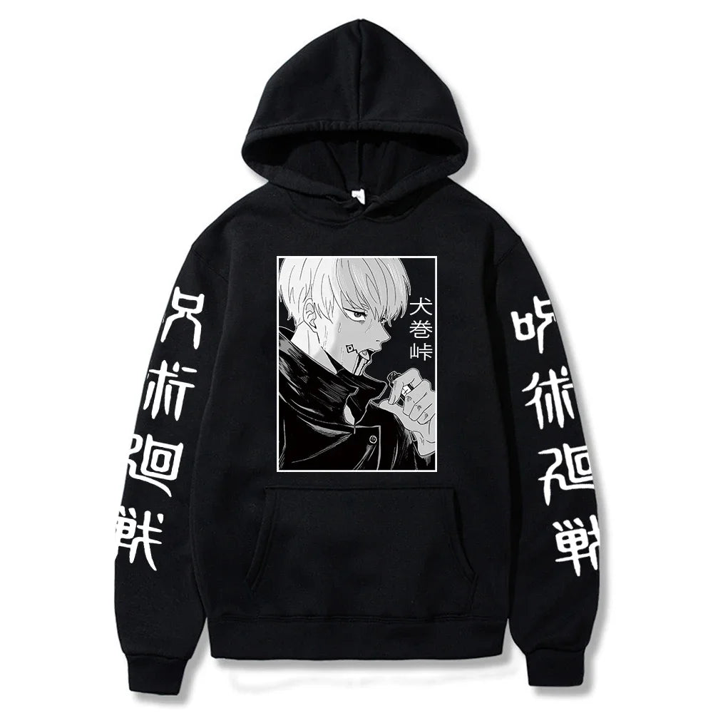 Jujutsu Kaisen Inumaki Toge Hoodie - Manga Fleece Pullover