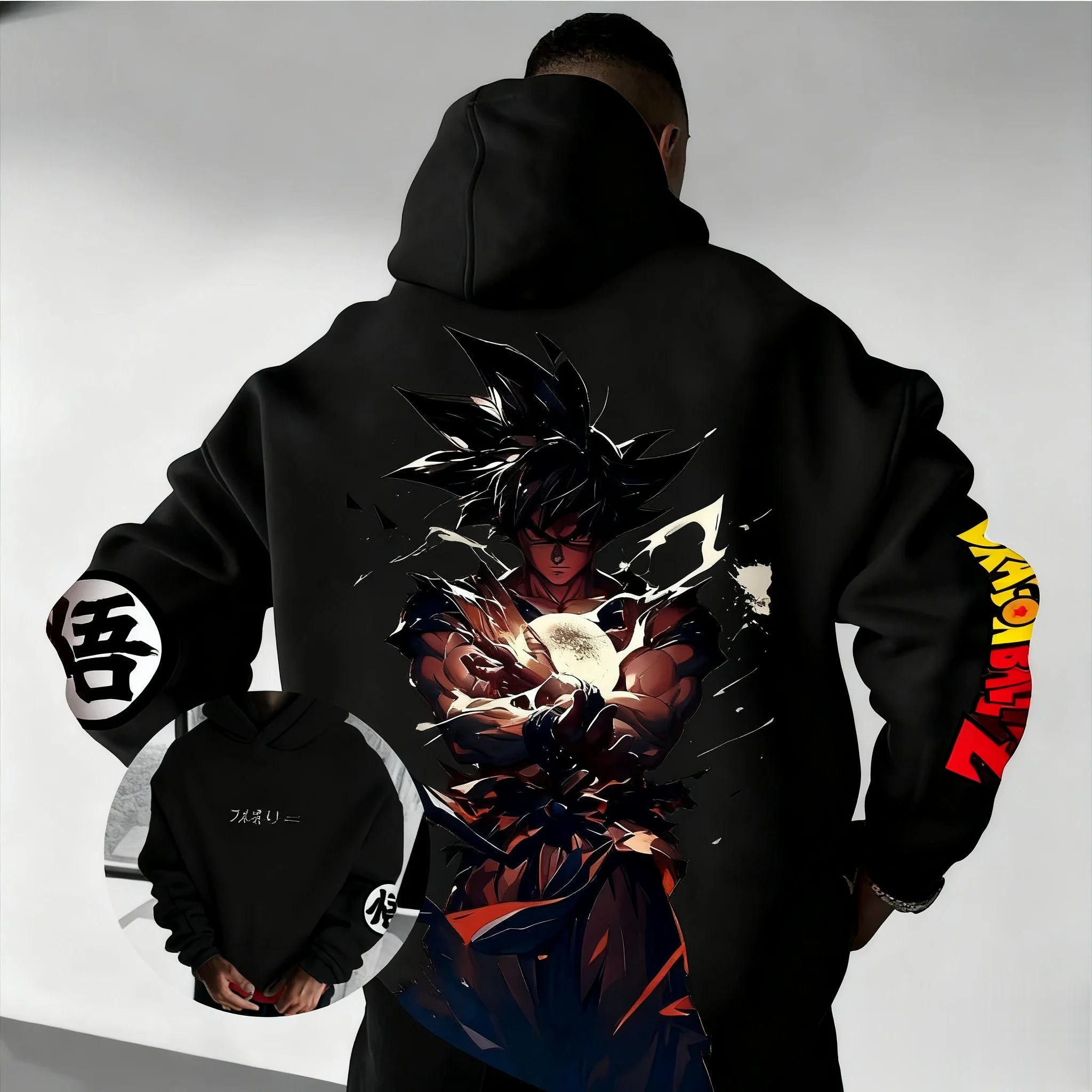 Dragon Ball Goku Hoodie - Oversized Vintage Y2K Jacket