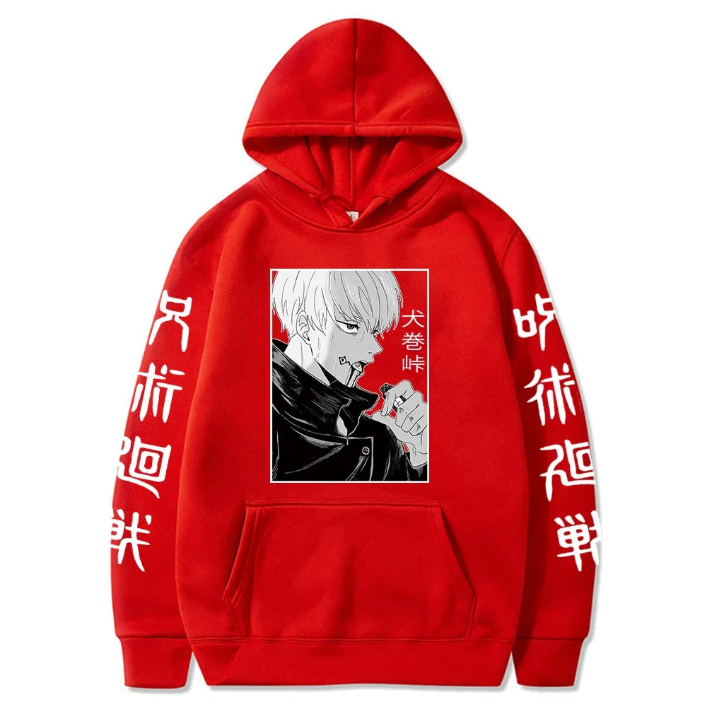 Jujutsu Kaisen Inumaki Toge Hoodie - Manga Fleece Pullover