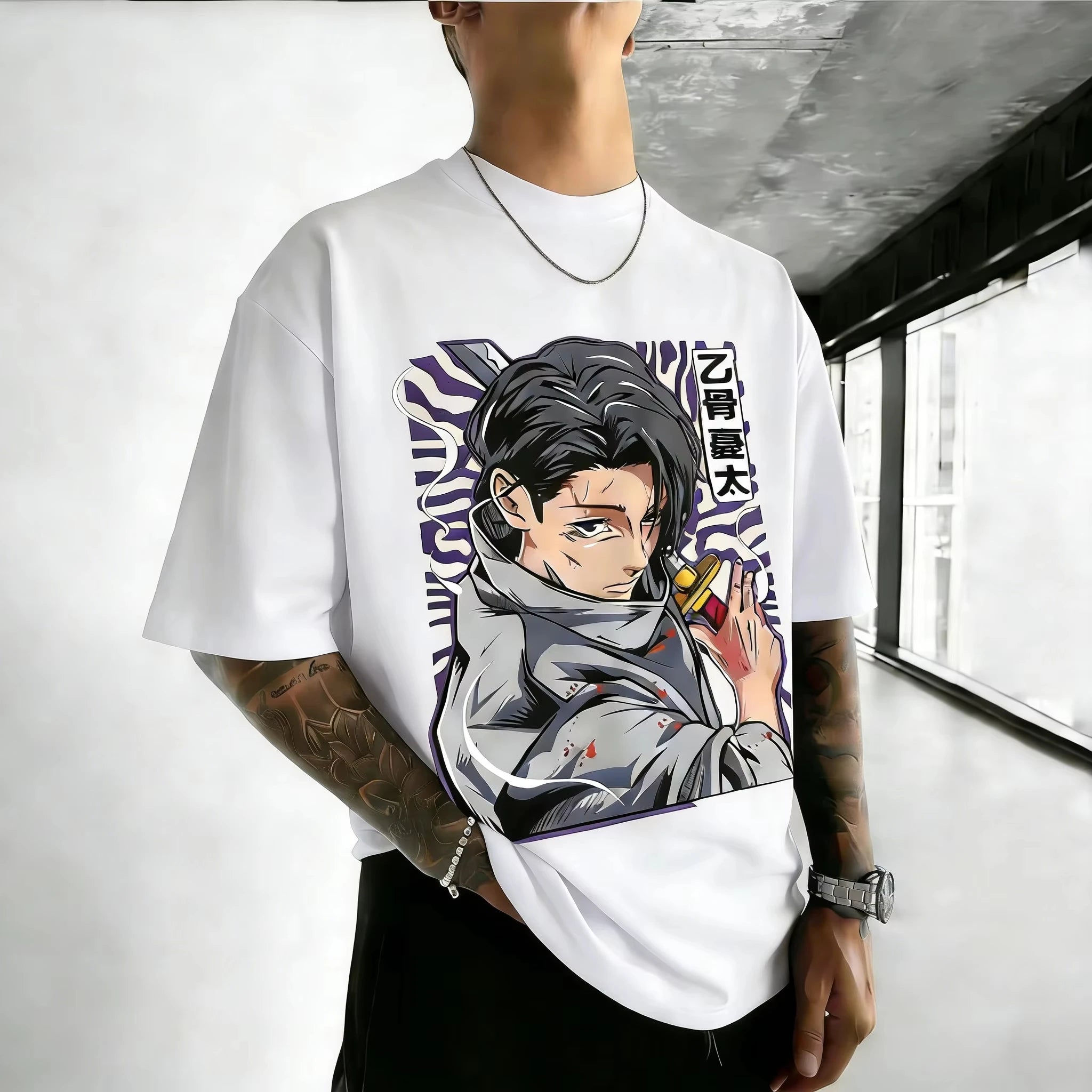 Jujutsu Kaisen Okkotsu Yuta T-Shirt - Summer Cotton Family Top