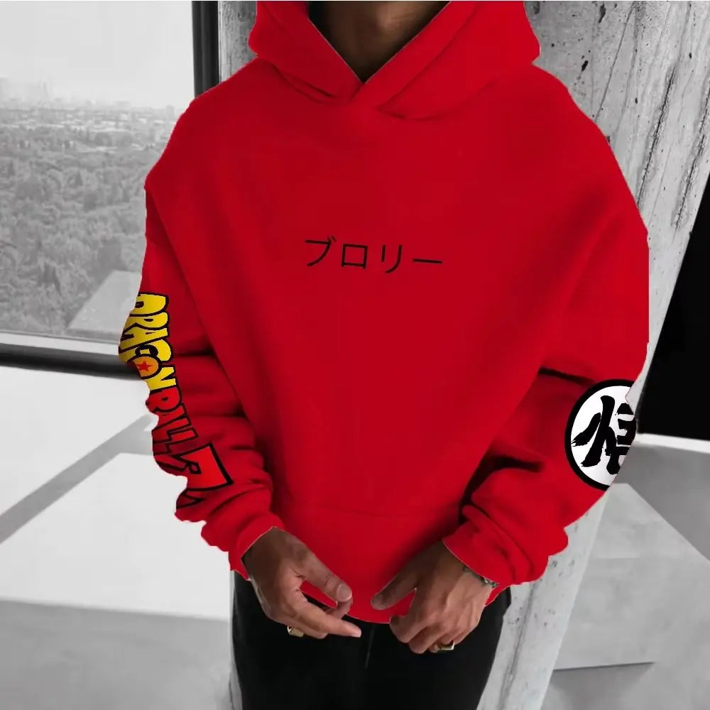Dragon Ball Goku Hoodie - Oversized Vintage Y2K Jacket