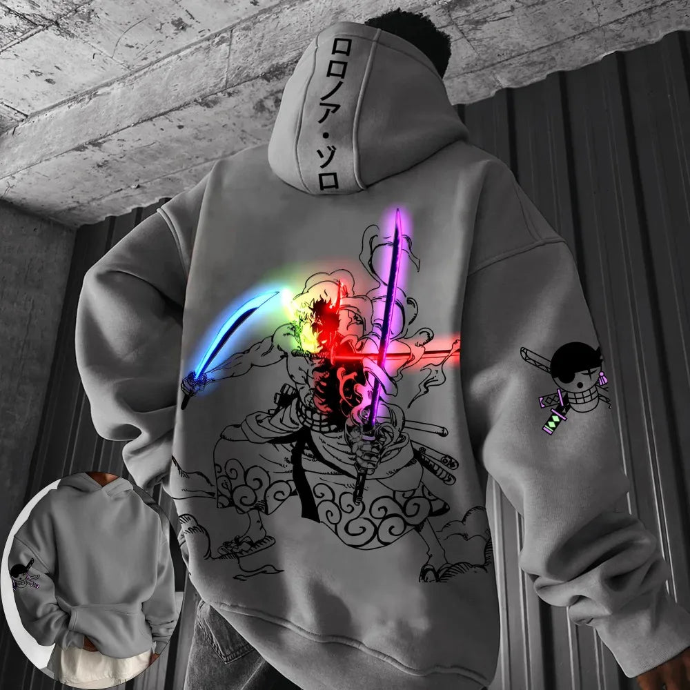 One Piece Roronoa Zoro Hoodie - Trend Parent-Child Clothing