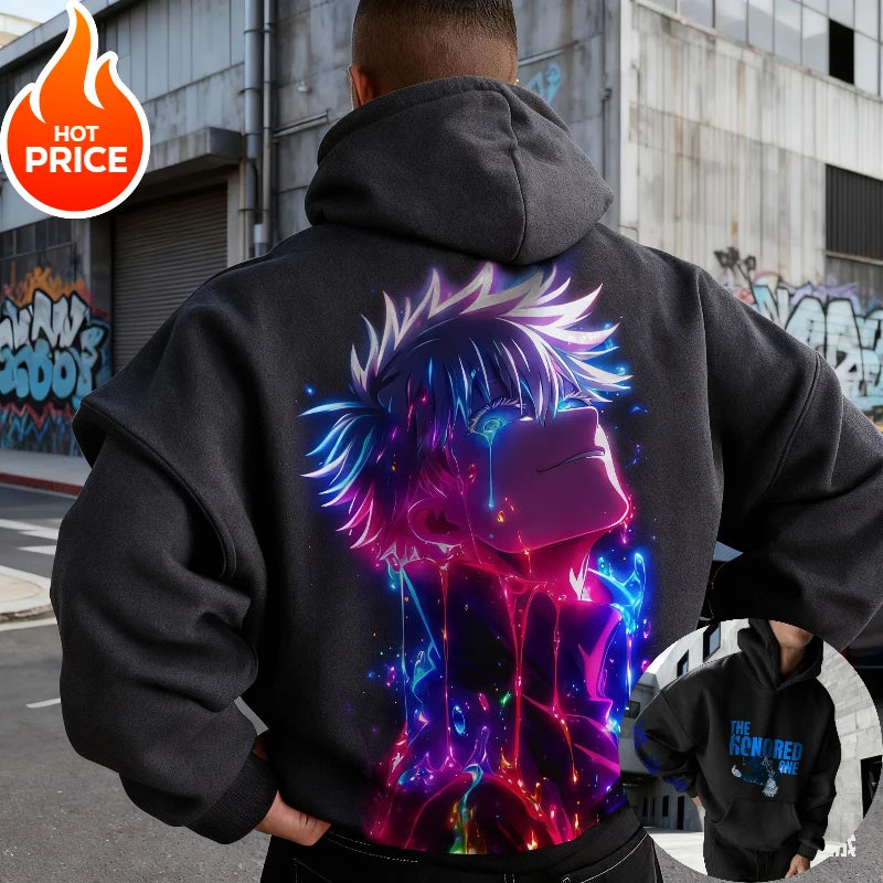 Jujutsu Kaisen Gojo Satoru Hoodie - Harajuku Vintage