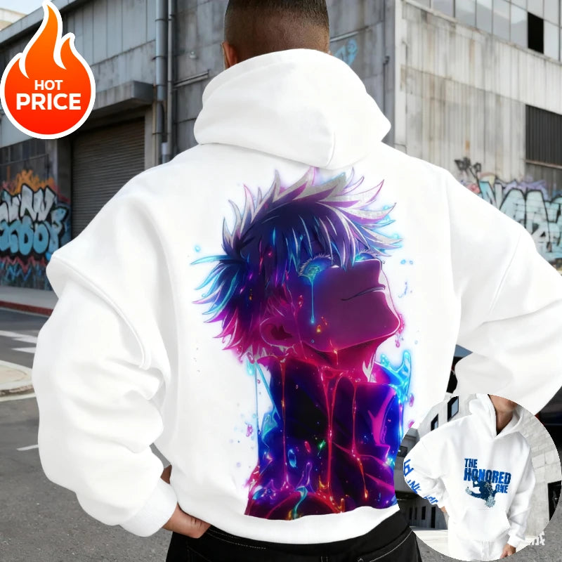 Jujutsu Kaisen Gojo Satoru Hoodie - Harajuku Vintage
