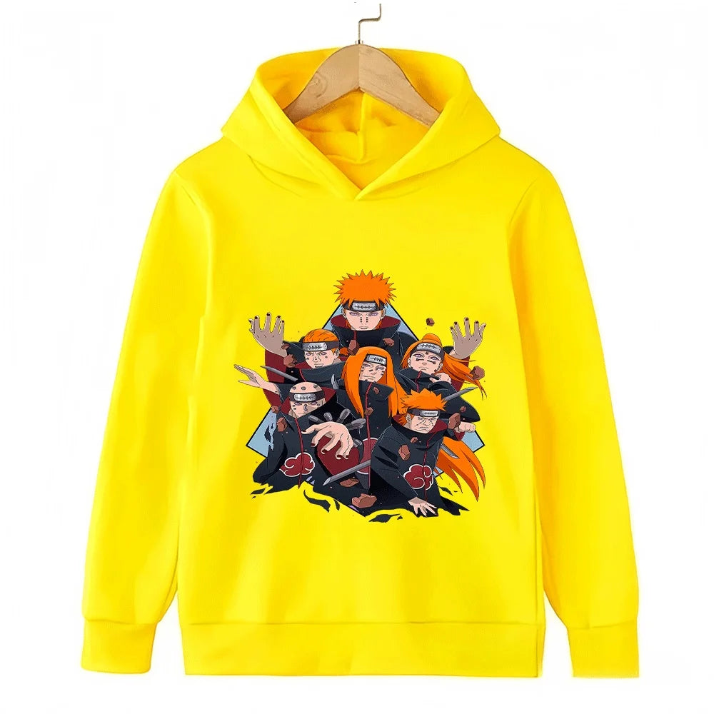 Naruto Pain Akatsuki Kids Hoodie - Six Paths Cosplay
