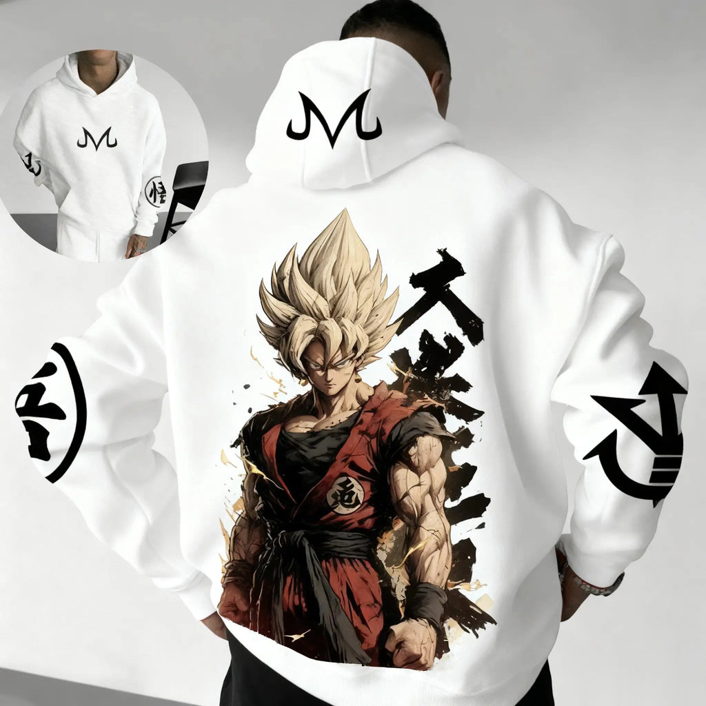 Dragon Ball Z Goku Super Saiyan Hoodie - Y2K Oversized