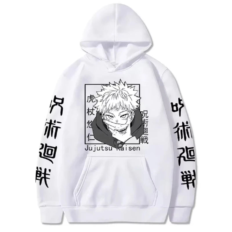 Jujutsu Kaisen Yuji Itadori Hoodie - Harajuku Streetwear