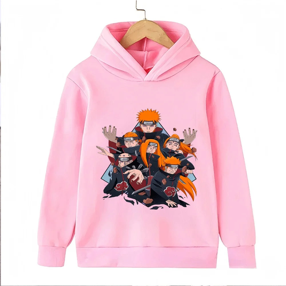 Naruto Pain Akatsuki Kids Hoodie - Six Paths Cosplay