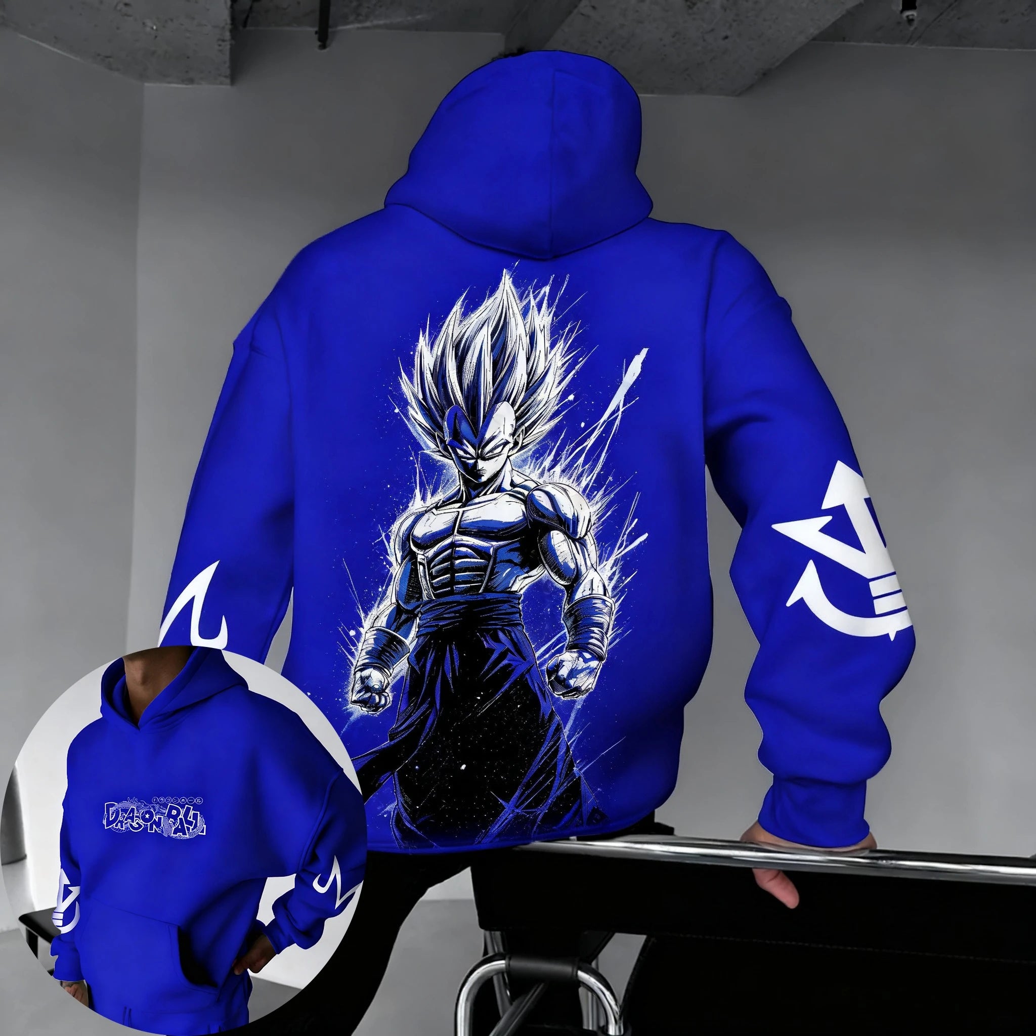 Dragon Ball Vegeta Hoodie - Y2K Harajuku Plus Size Parent-Child