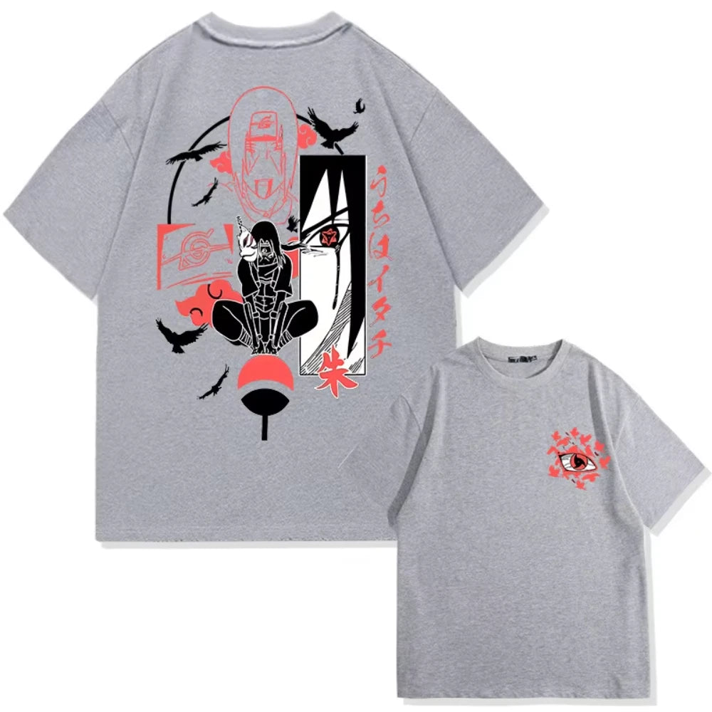 Naruto Uchiha Itachi Sasuke T-Shirt - Oversized Streetwear