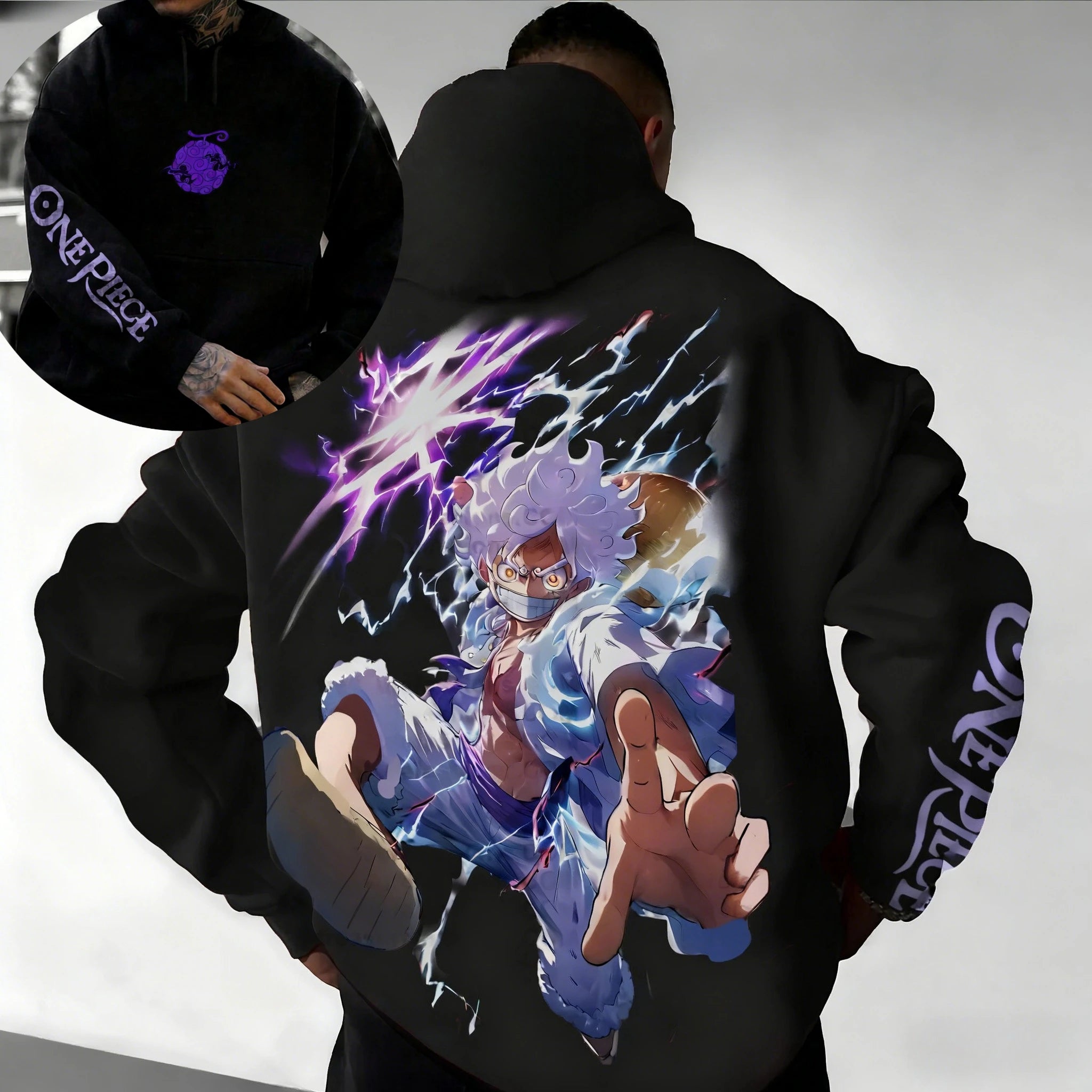 One Piece Luffy Hoodie - Pure Cotton Loose Winter Sweatshirt