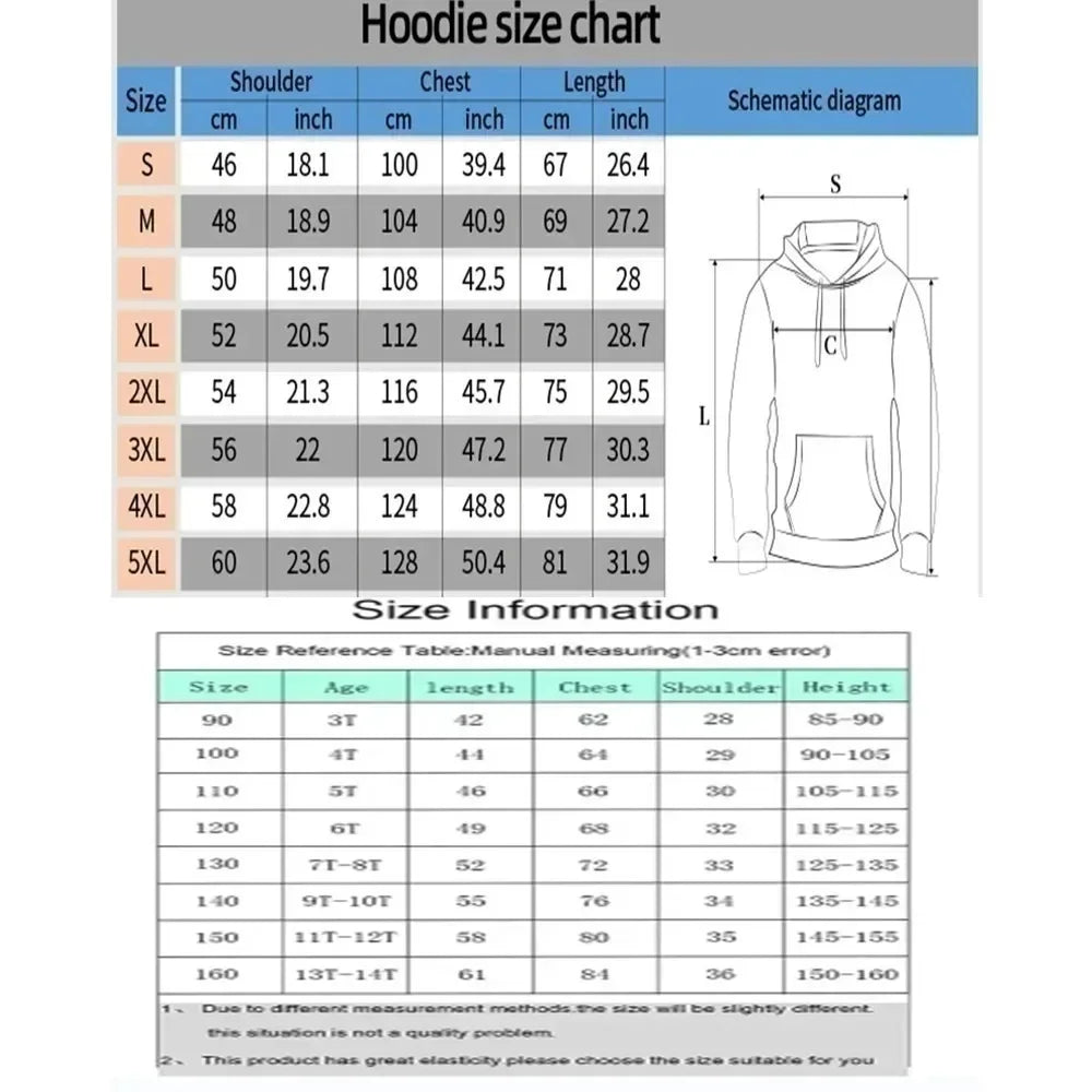 Dragon Ball Vegeta Hoodie - Y2K Harajuku Plus Size Parent-Child
