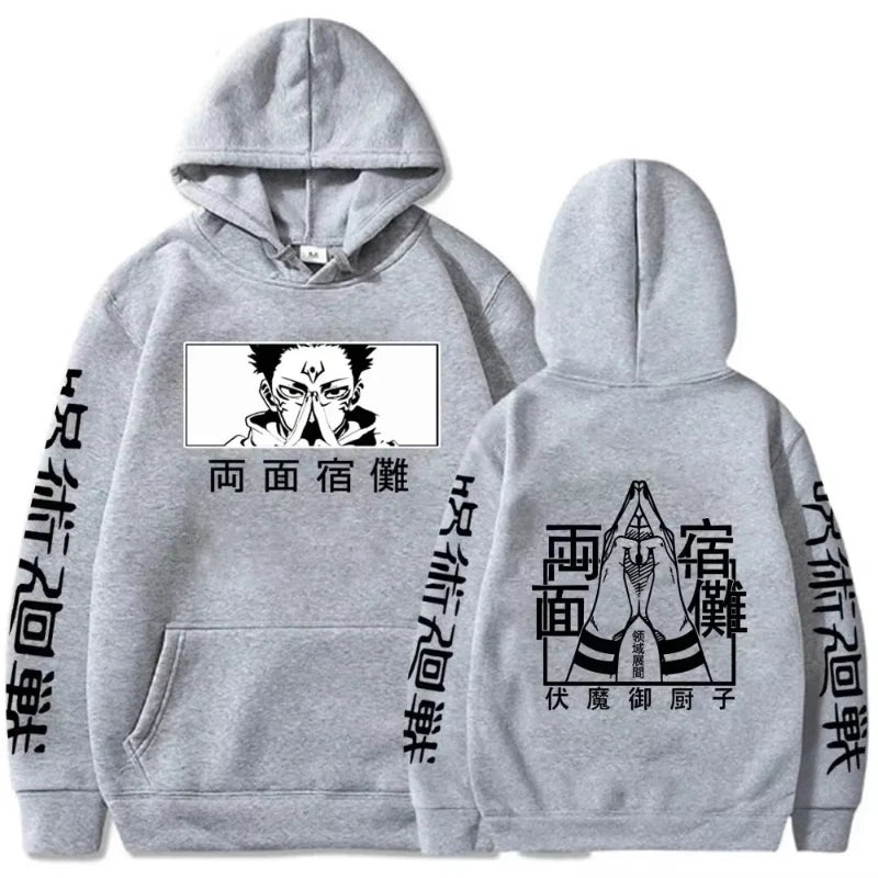 Jujutsu Kaisen Yuji Itadori Hoodie - Harajuku Streetwear