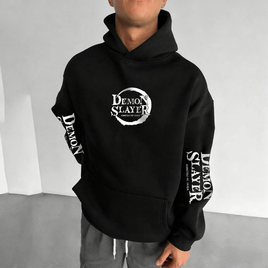 Demon Slayer Co-Branded Hoodie - Harajuku Parent-Child Sweater