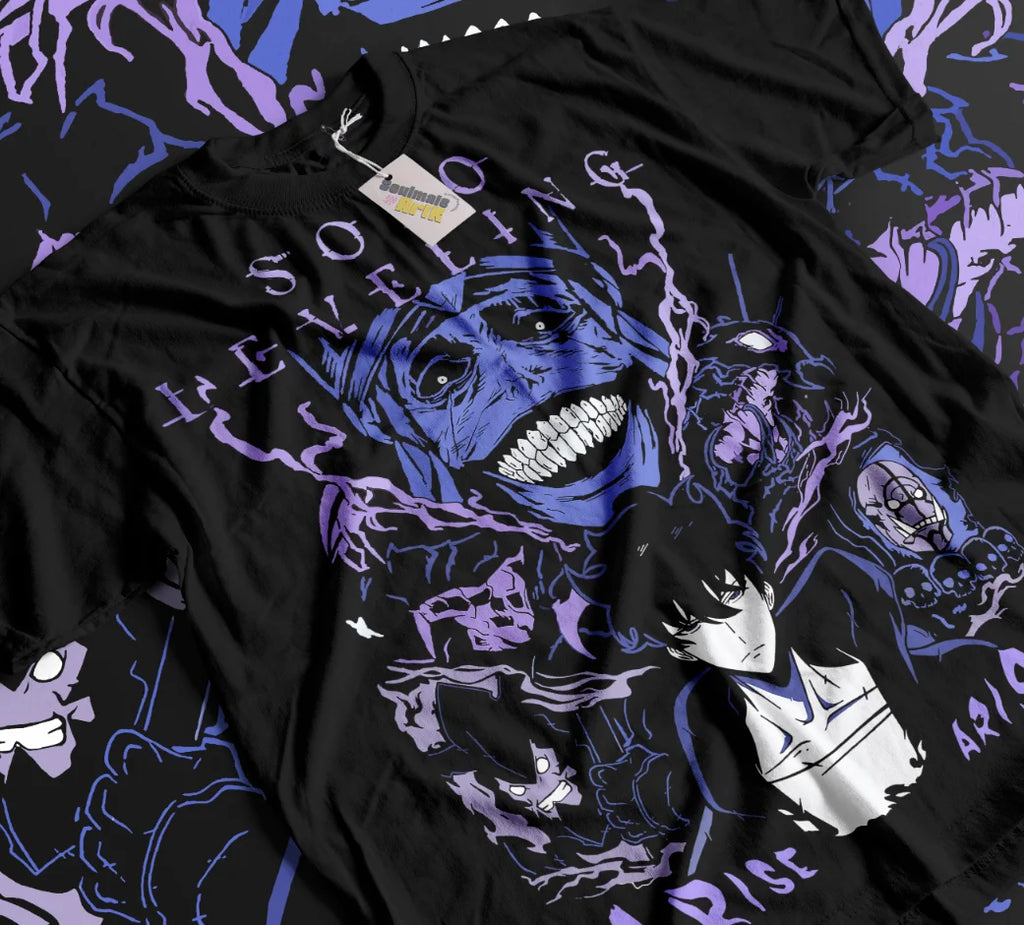 Solo Leveling Sung Jin Woo T-Shirt - Soft Anime Manga Tee