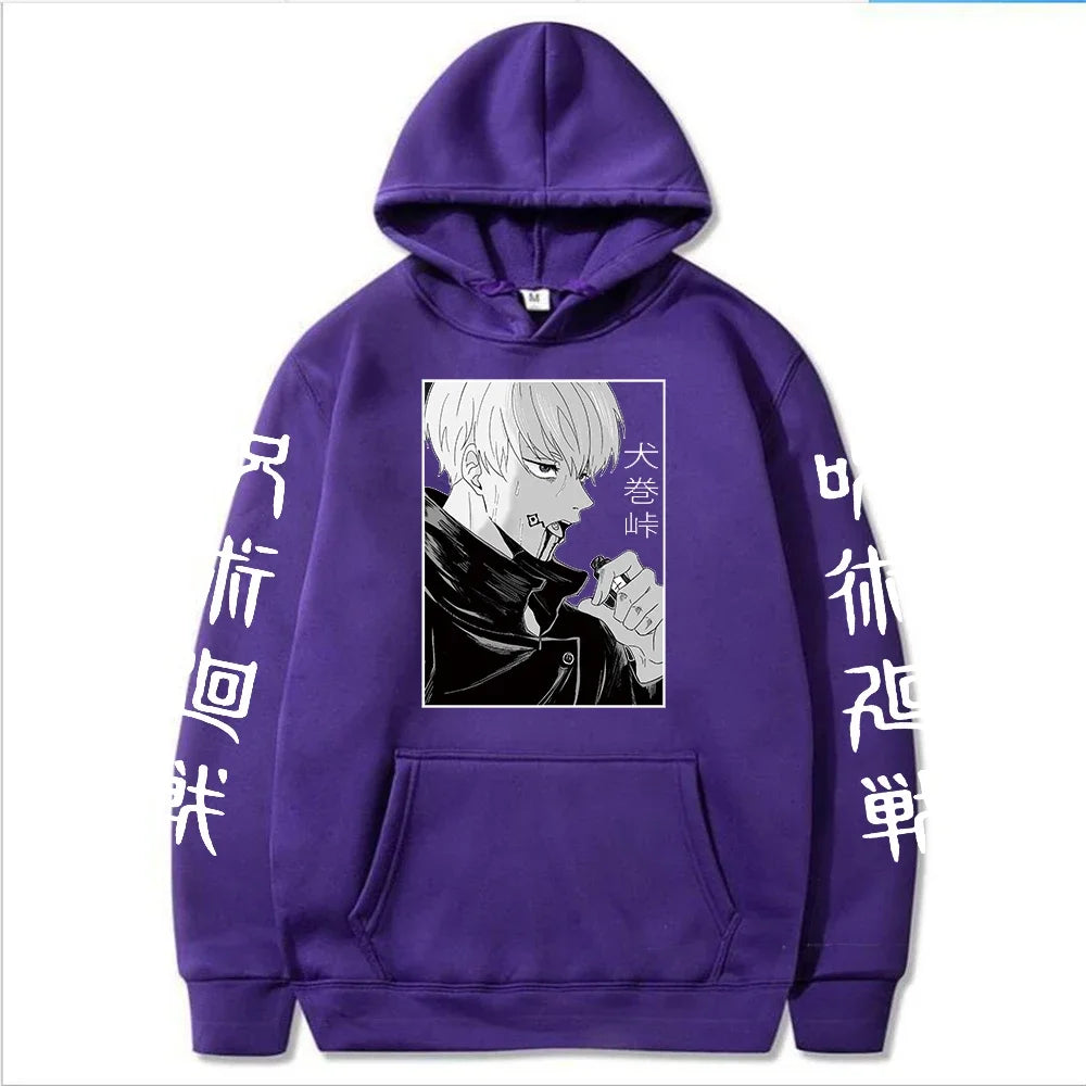 Jujutsu Kaisen Inumaki Toge Hoodie - Manga Fleece Pullover