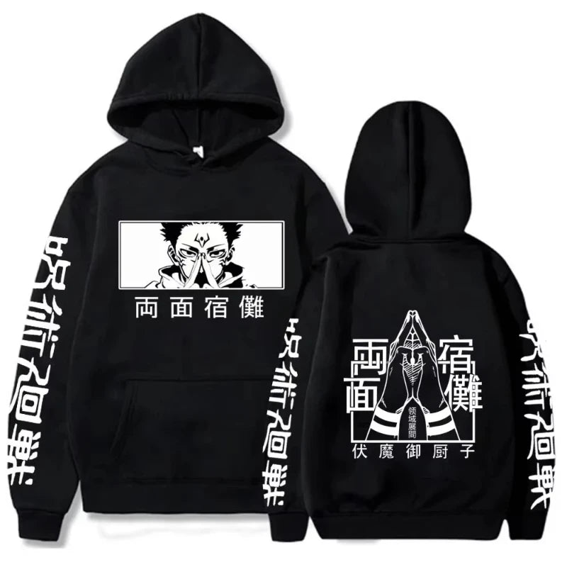 Jujutsu Kaisen Yuji Itadori Hoodie - Harajuku Streetwear