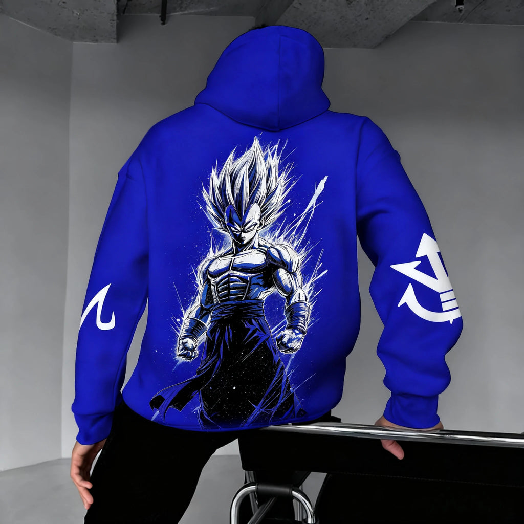 Dragon Ball Vegeta Hoodie - Y2K Harajuku Plus Size Parent-Child