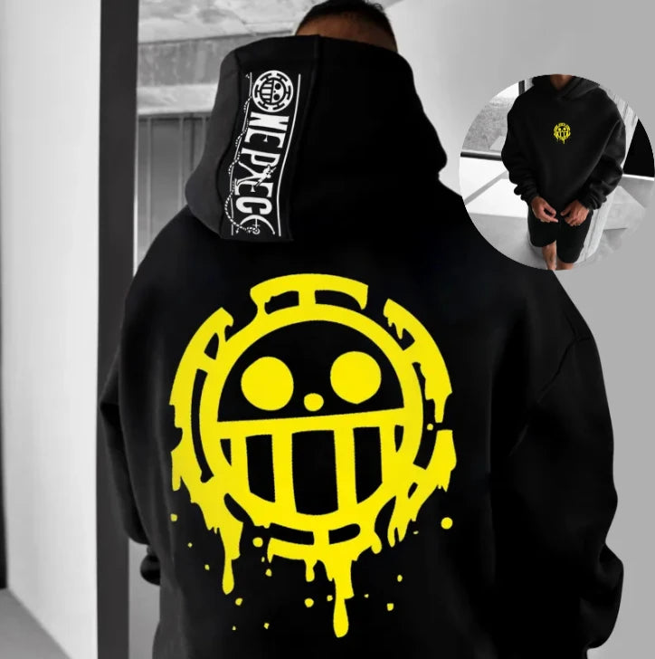 One Piece Anime Hoodie - Loose Oversized Streetwear