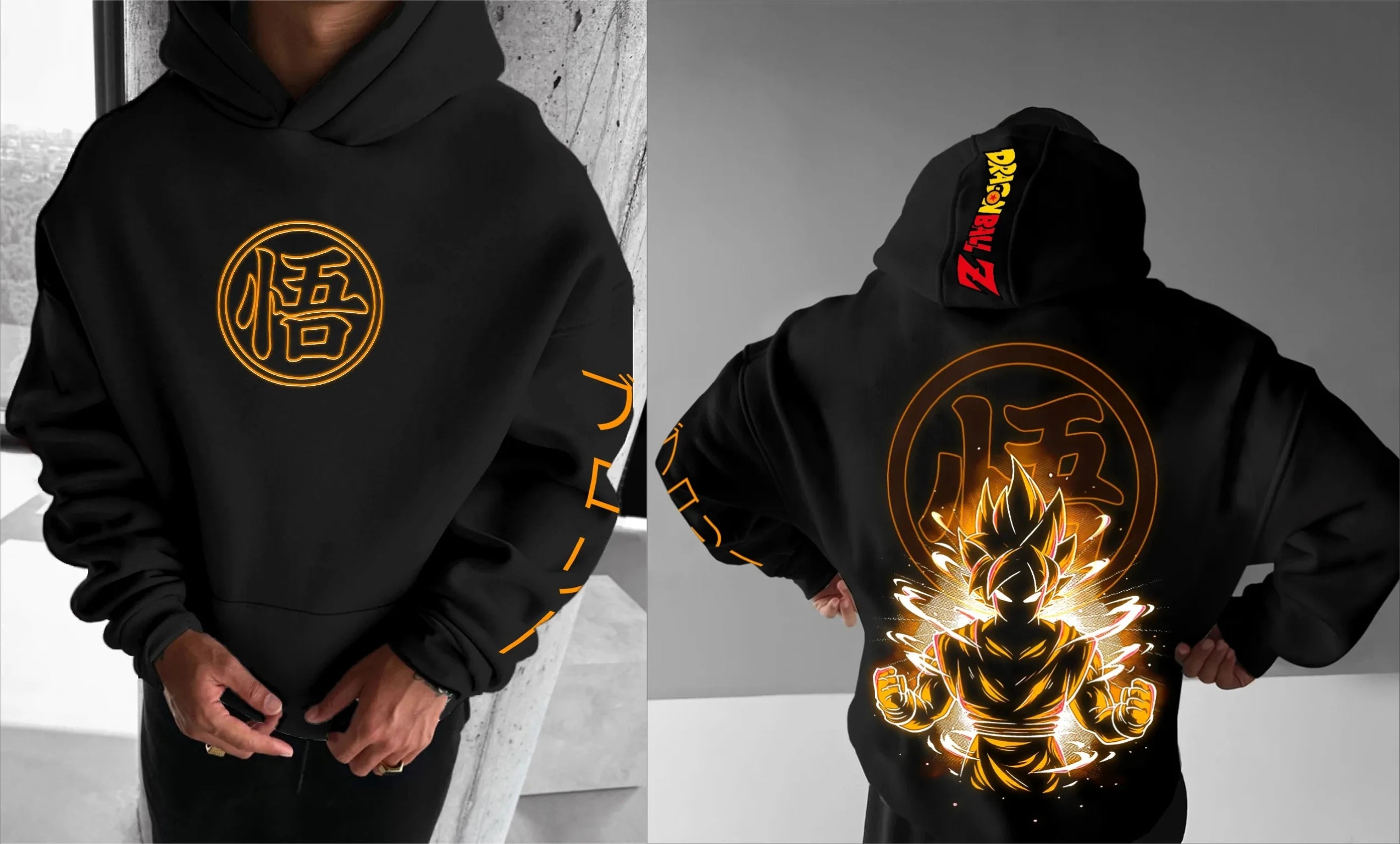Dragon Ball Loose Hoodie - Anime Autumn Winter Sweater