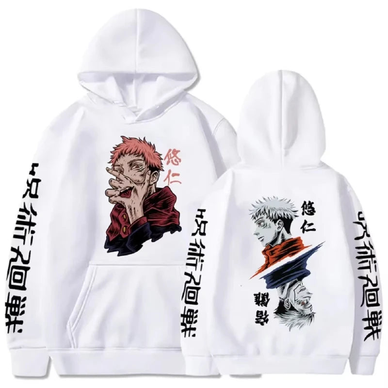 Jujutsu Kaisen Yuji Itadori Hoodie - Harajuku Streetwear