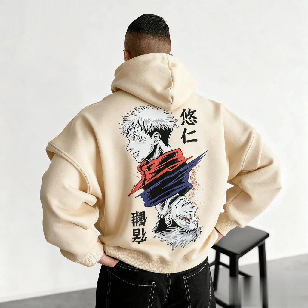 Jujutsu Kaisen Anime Hoodie - Oversized Streetwear Pullover