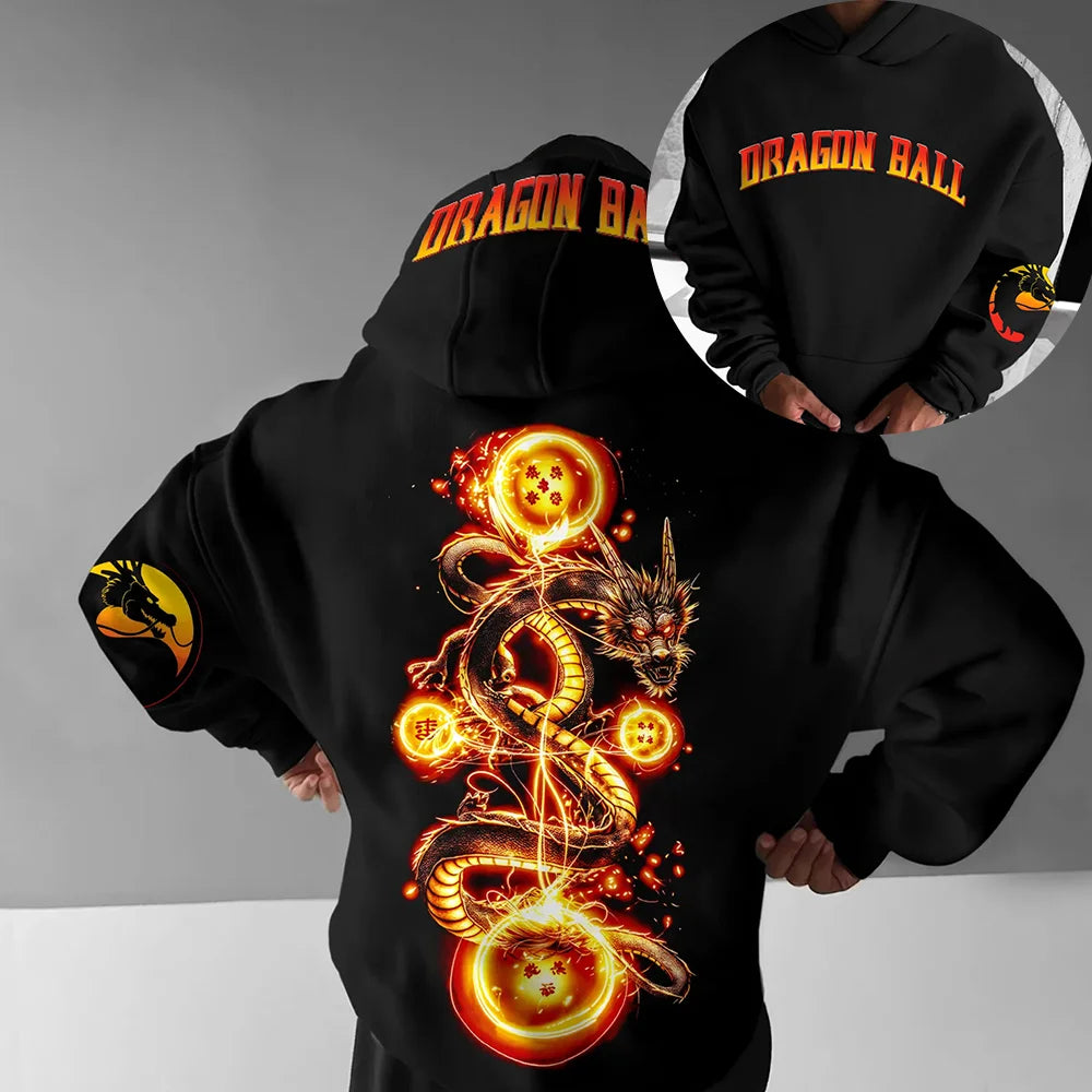 Dragon Ball Hoodie - Soft Stretch Cotton Warm Streetwear