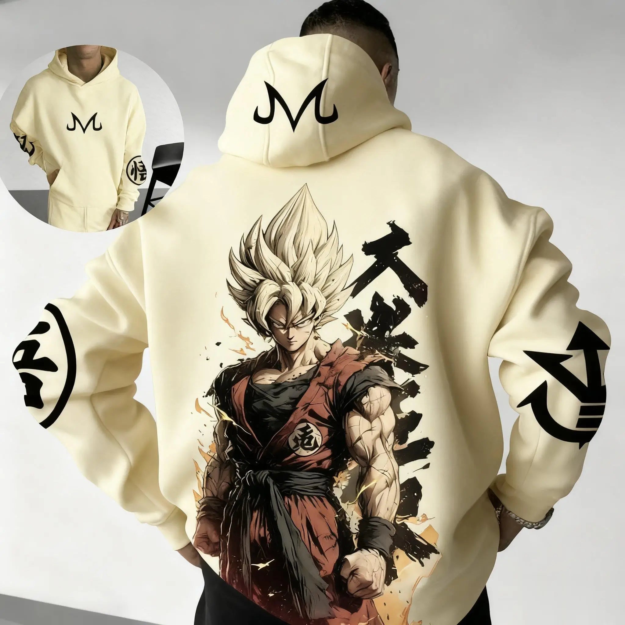 Dragon Ball Z Goku Super Saiyan Hoodie - Y2K Oversized