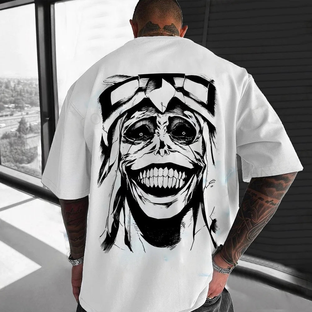 Solo Leveling Licensed Anime Tee 2025 - Official Manga Graphic Cotton Shirt, Y2K Loose Fit for Cosplay & Daily Wear