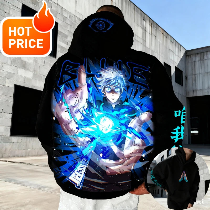Jujutsu Kaisen Gojo Satoru Hoodie - Harajuku Vintage