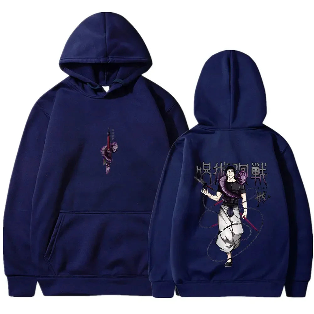 Jujutsu Kaisen anime hoodie men's Fushiguro Toji printed hip-hop style men's casual Gothic sweatshirt