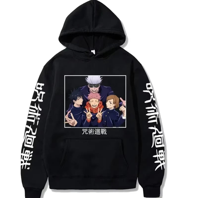 Jujutsu Kaisen Yuji Itadori Hoodie - Harajuku Streetwear