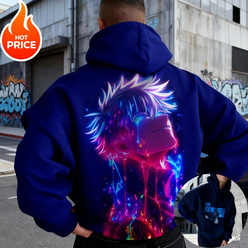 Jujutsu Kaisen Gojo Satoru Hoodie - Harajuku Vintage