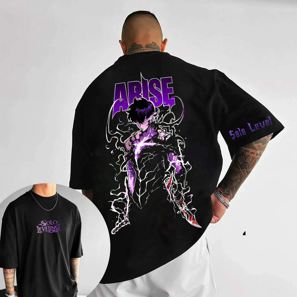 Solo Leveling Oversize T-Shirt - Anime Fashion Streetwear