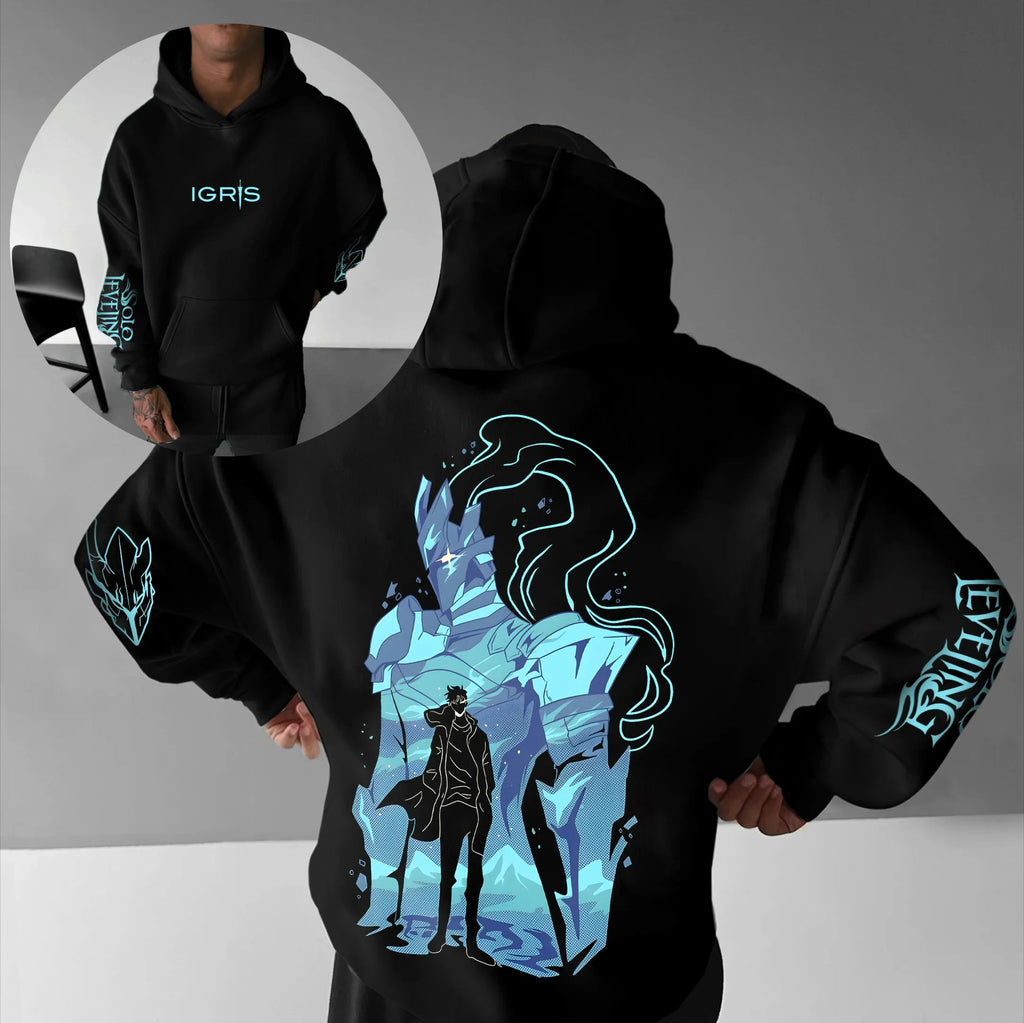 Solo Leveling Hoodie - Classic Character Parent-Child Anime