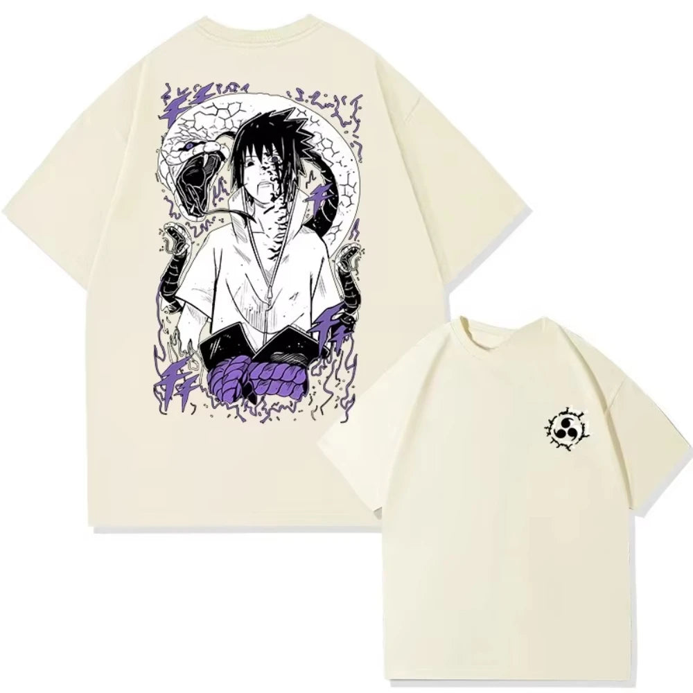 Naruto Sasuke Curse Mark T-Shirt - Anime Streetwear