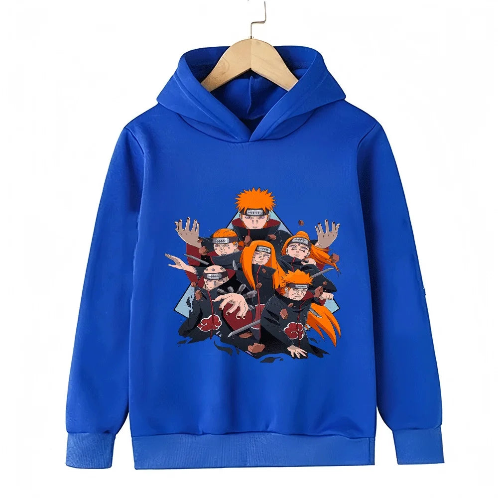 Naruto Pain Akatsuki Kids Hoodie - Six Paths Cosplay