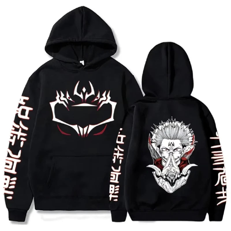 Jujutsu Kaisen Yuji Itadori Hoodie - Harajuku Streetwear