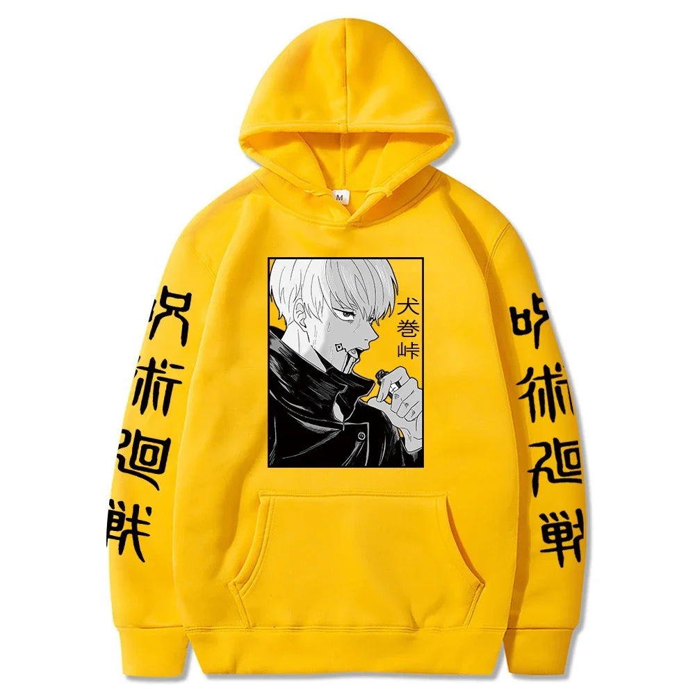Jujutsu Kaisen Inumaki Toge Hoodie - Manga Fleece Pullover