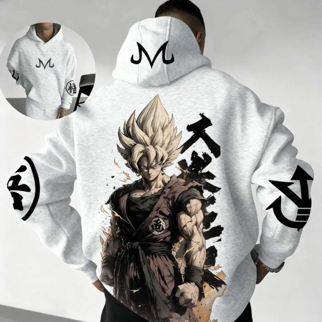 Dragon Ball Z Goku Super Saiyan Hoodie - Y2K Oversized