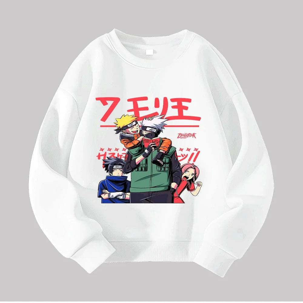 Naruto Team 7 Kids Hoodie - Kakashi Sasuke Sakura Sweatshirt