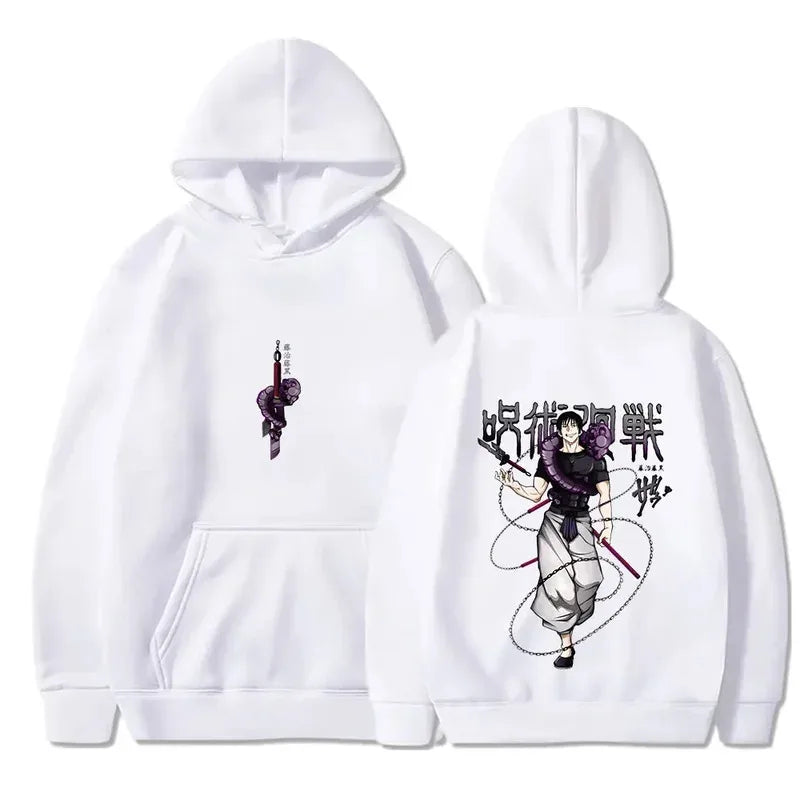 Jujutsu Kaisen anime hoodie men's Fushiguro Toji printed hip-hop style men's casual Gothic sweatshirt