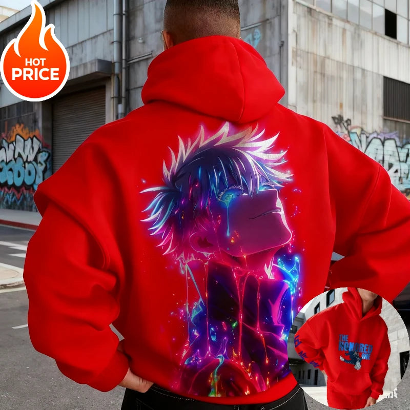 Jujutsu Kaisen Gojo Satoru Hoodie - Harajuku Vintage