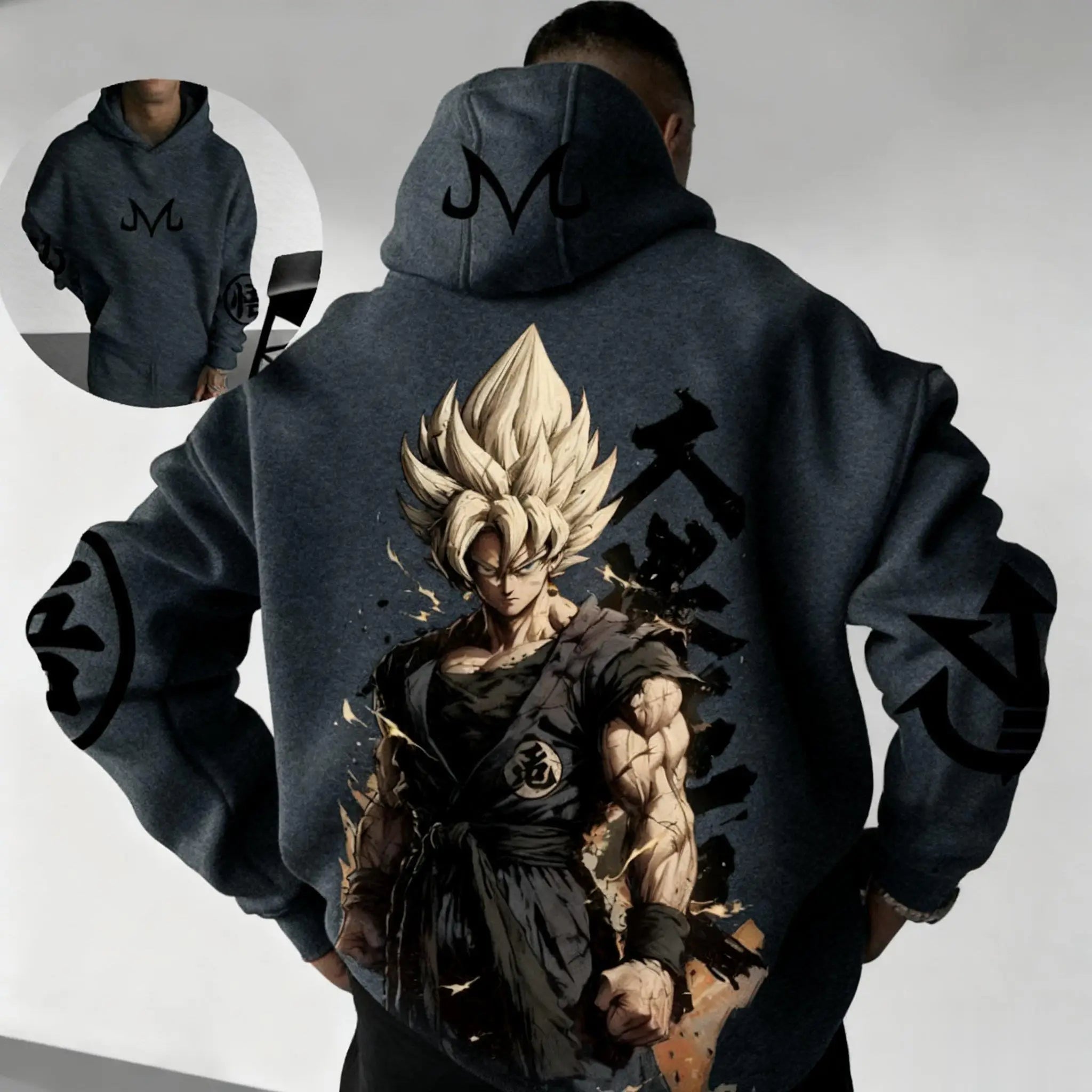 Dragon Ball Z Goku Super Saiyan Hoodie - Y2K Oversized