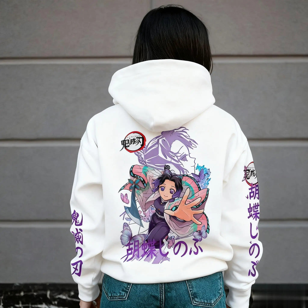 Demon Slayer Anime Hoodie - Y2K Unisex Pullover Streetwear