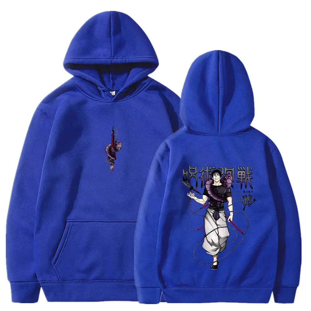 Jujutsu Kaisen anime hoodie men's Fushiguro Toji printed hip-hop style men's casual Gothic sweatshirt