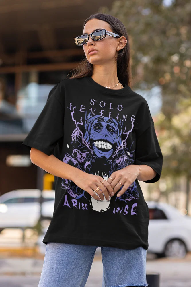 Solo Leveling Sung Jin Woo T-Shirt - Soft Anime Manga Tee